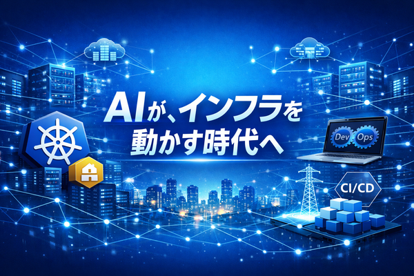 AIが、インフラを動かす時代へ。
