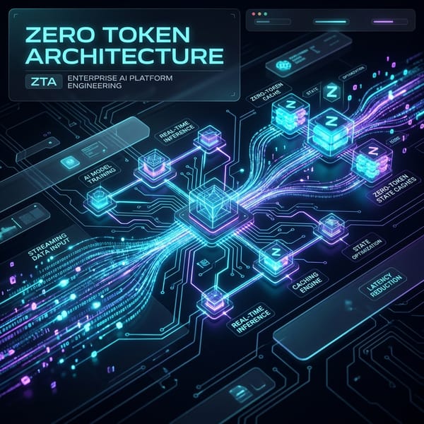 トークン課金地獄からの脱却：「Zero Token Architecture (ZTA)」が切り拓く次世代AIプラットフォーム戦略